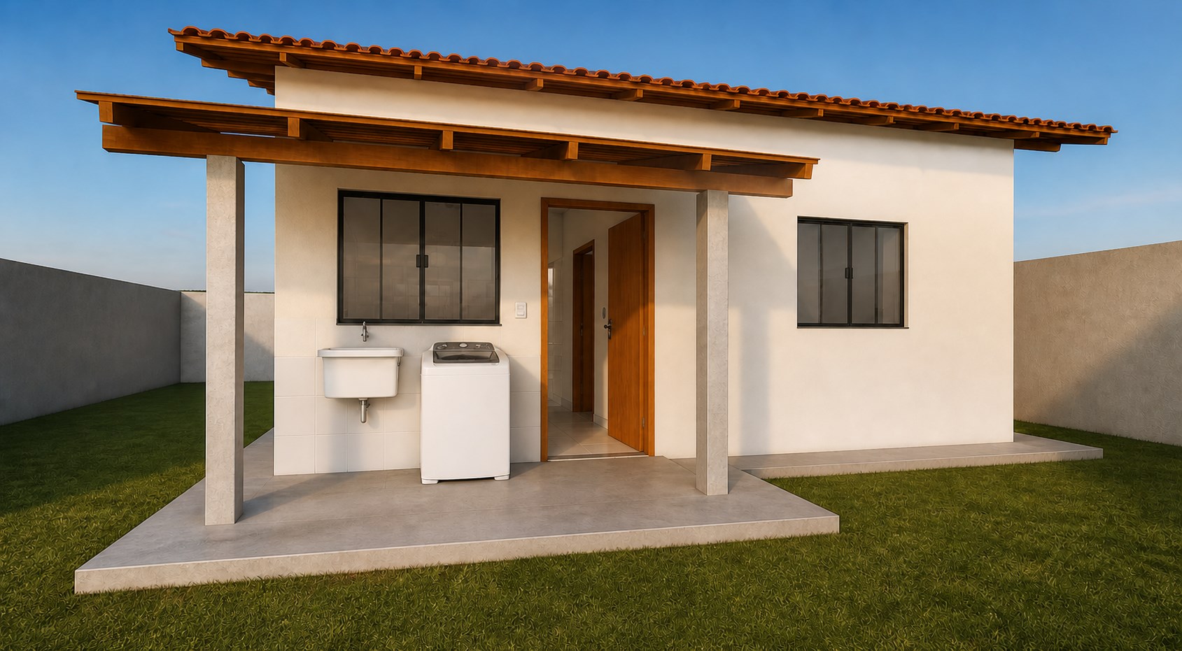 Lavanderia do Projeto Residencial R & T